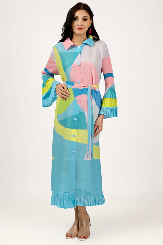 Color Block Dress-Lily