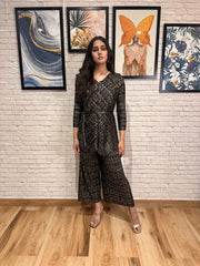 Metallic Pleated Co-ord Set