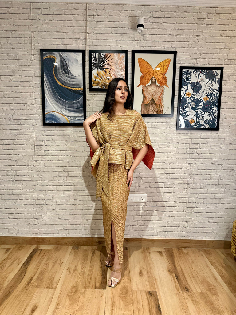 Rougé Pleated Dress
